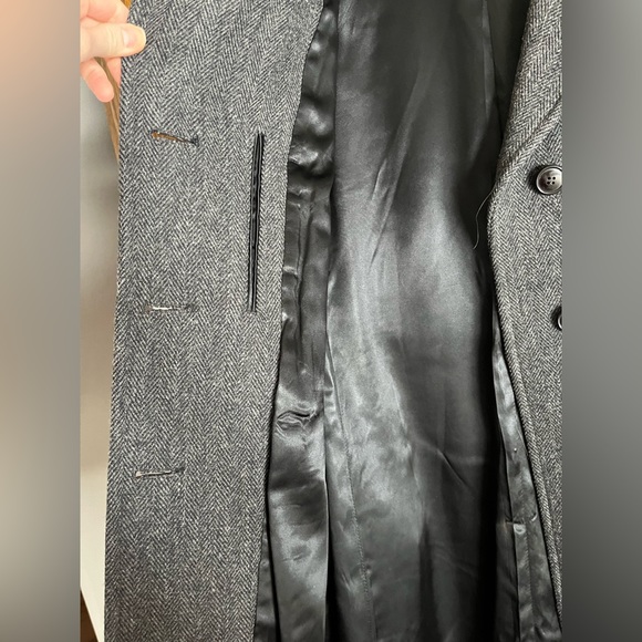 Ladies Brooks Brothers Chesterfield Tweed Herringbone Coat- size 8 - Picture 9 of 16